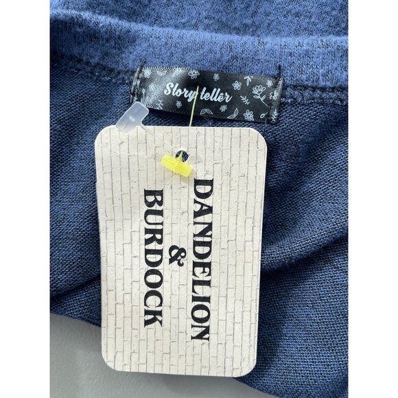 Story Teller Dress Plus Size 3X 2Fer Midi Bodycon Dress Sleeveless Navy Blue NEW - Picture 3 of 7